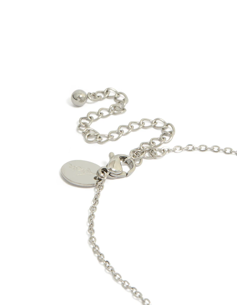 Waterproof Stainless Steel Heart Locket Necklaces 2-Pack