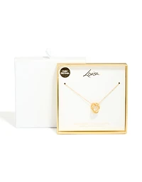 Waterproof Gold Plated Stainless Steel Cubic Zirconia Triple Circle Link Necklace