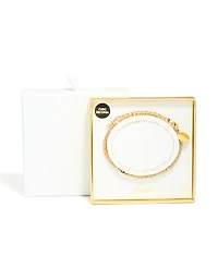 Waterproof Gold Plated Stainless Steel Cubic Zirconia Tennis Bracelet