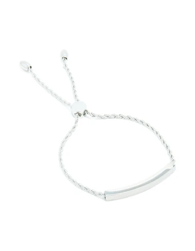 Bracelet à bascule gravable torsadé en acier inoxydable étanche