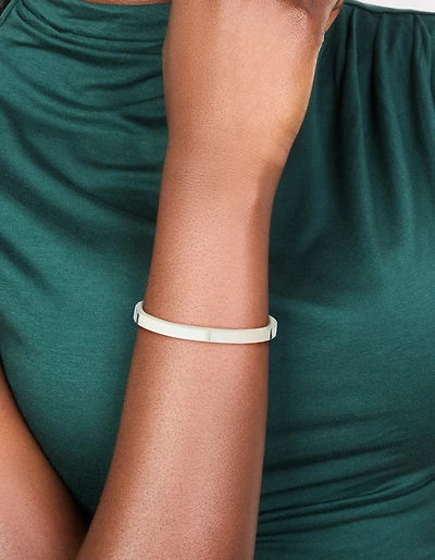 Bracelet à bascule ajustable en acier inoxydable étanche