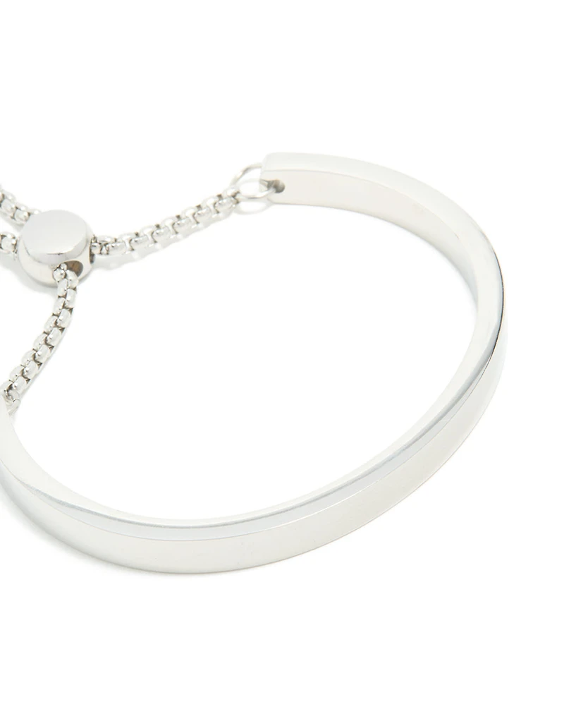 Bracelet à bascule ajustable en acier inoxydable étanche