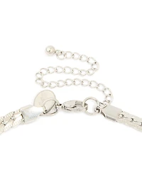 Mens Waterproof Stainless Steel Smooth Snake Chain Necklace