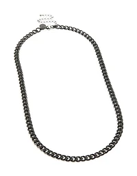 Mens Waterproof Stainless Steel Small Miami Cuban Necklace