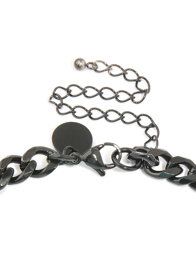 Mens Waterproof Stainless Steel Small Miami Cuban Necklace