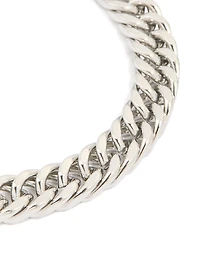 Mens Waterproof Stainless Steel Large Miami Cuban Link Bracelet