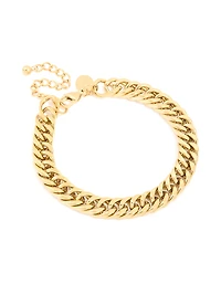 Mens Waterproof Stainless Steel Large Miami Cuban Link Bracelet