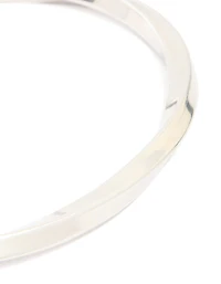 Mens Waterproof Stainless Steel Square Twist Wrist Cuff