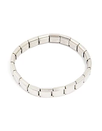 Mens Waterproof Stainless Steel Stretch Link Chain Bracelet
