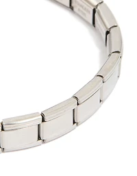 Mens Waterproof Stainless Steel Stretch Link Chain Bracelet