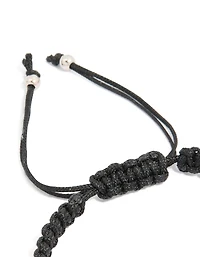 Mens Waterproof Stainless Steel Cross Toggle Bracelet