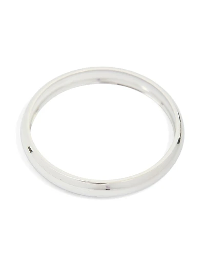 Waterproof Stainless Steel Round Smooth Bangle
