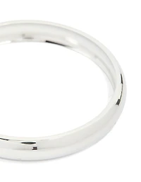 Waterproof Stainless Steel Round Smooth Bangle