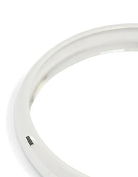 Waterproof Stainless Steel Round Smooth Bangle