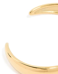 Waterproof Rose Gold Plated Stainless Steel Twisted Wrist Cuff