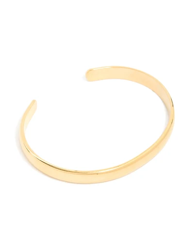 Waterproof Rose Gold Plated Stainless Steel Round Wrist Cuff