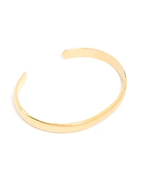 Waterproof Rose Gold Plated Stainless Steel Round Wrist Cuff