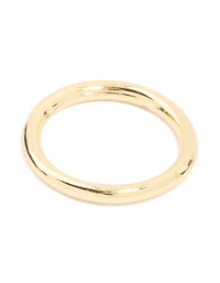 Black Acrylic & Cubic Zirconia Rings 3-Pack