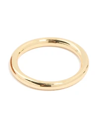 Brown Acrylic & Cubic Zirconia Rings 3-Pack
