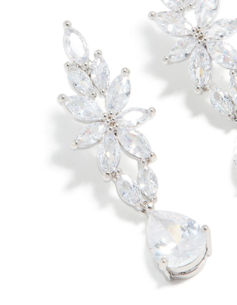 Statement Marquise & Pear Drop Earrings