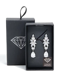 Statement Marquise & Pear Drop Earrings