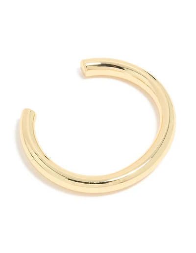 Gold Plated Chubby Wrist Cuff