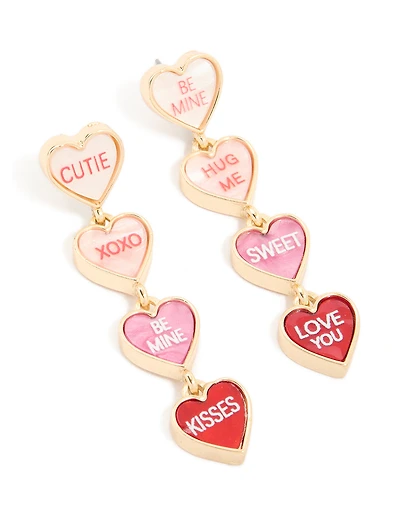Gold Cutie Pie Drop Earrings