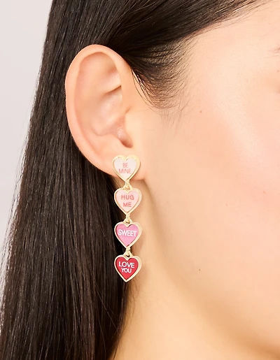 Gold Cutie Pie Drop Earrings