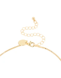 Mixed Metal Plated Swirl Pendant Necklace