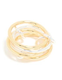 Mixed Metal Solid Linked Rings