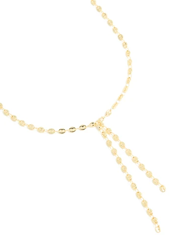 Gold Plated Mariner Chain Y-Necklace