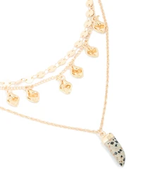 Gold Boho Layered Necklace