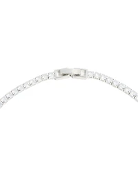 Silver Cubic Zirconia Lovely Pear Necklace