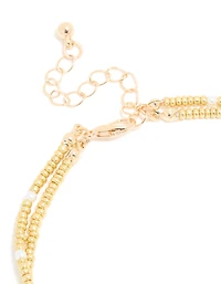 Gold Evil Eye Charm Anklet