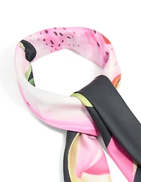 Écharpe en tissu Frangipani statement