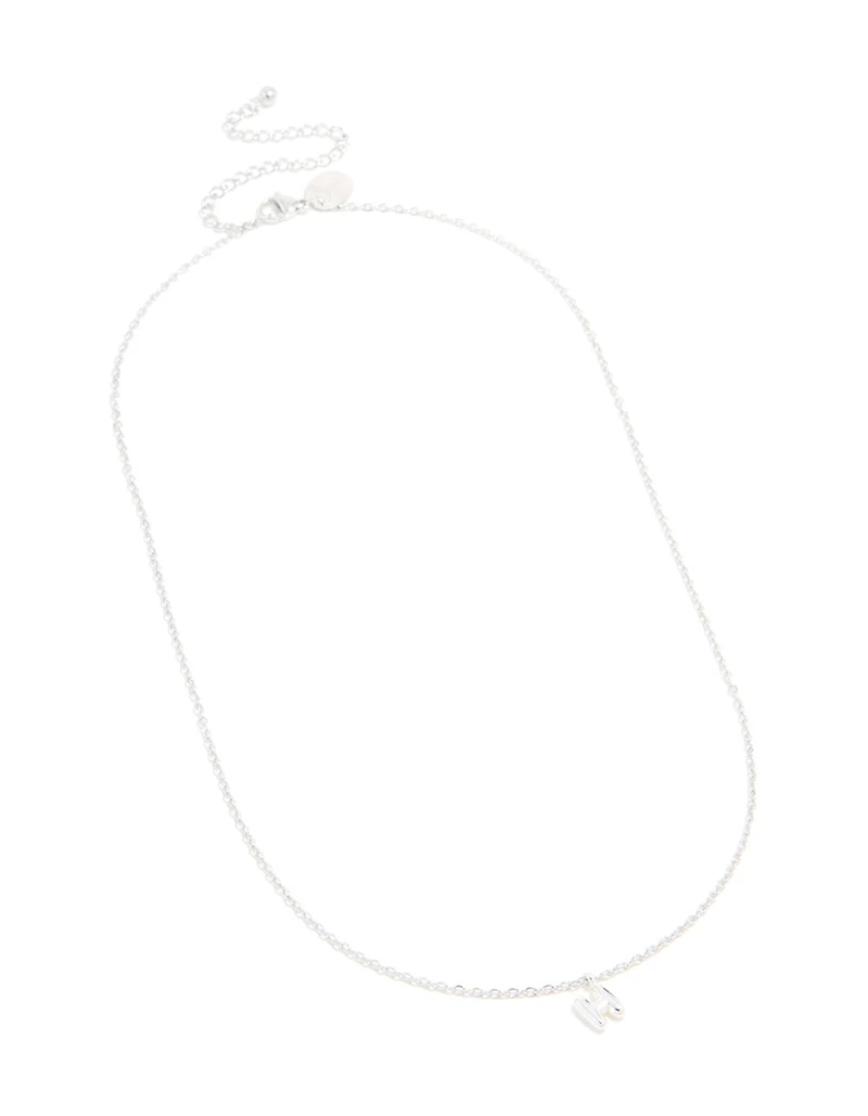 Collier mini bulles en acier inoxydable imperméable en forme de lettre H