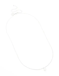 Waterproof Stainless Steel Mini Bubble Letter U Necklace