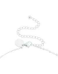 Waterproof Stainless Steel Mini Bubble Letter X Necklace