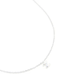 Collier mini bulle en acier inoxydable imperméable avec la lettre Z