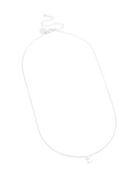 Collier mini bulle en acier inoxydable imperméable avec la lettre Z