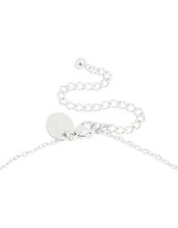 Collier mini bulle en acier inoxydable imperméable avec la lettre Z
