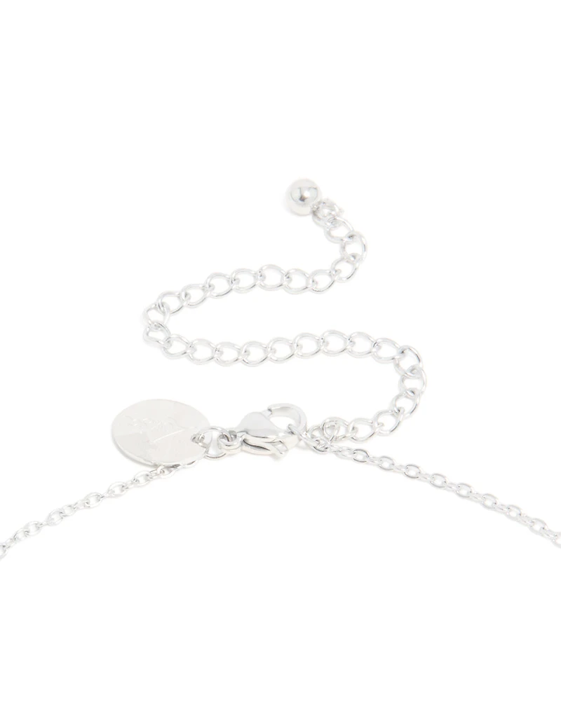 Waterproof Stainless Steel Mini Bubble Letter O Necklace