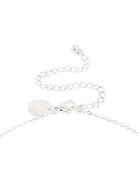 Waterproof Stainless Steel Mini Bubble Letter O Necklace