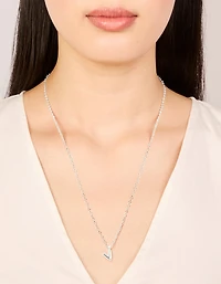 Collier mini bulle en acier inoxydable imperméable en forme de lettre V