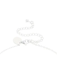 Collier mini bulle en acier inoxydable imperméable en forme de lettre V