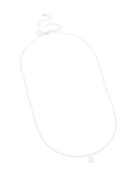 Waterproof Stainless Steel Mini Bubble Letter Q Necklace