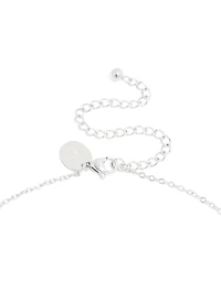 Collier mini bulle en acier inoxydable imperméable lettre I