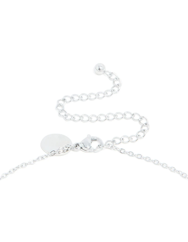 Waterproof Stainless Steel Mini Bubble Letter Y Necklace