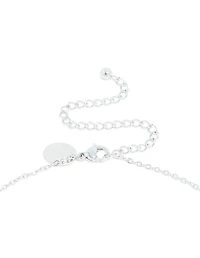 Waterproof Stainless Steel Mini Bubble Letter Y Necklace