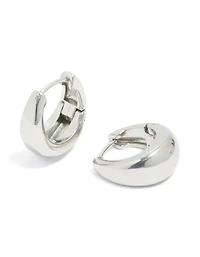 Surgical Steel Bold Oval Hoop Earrings